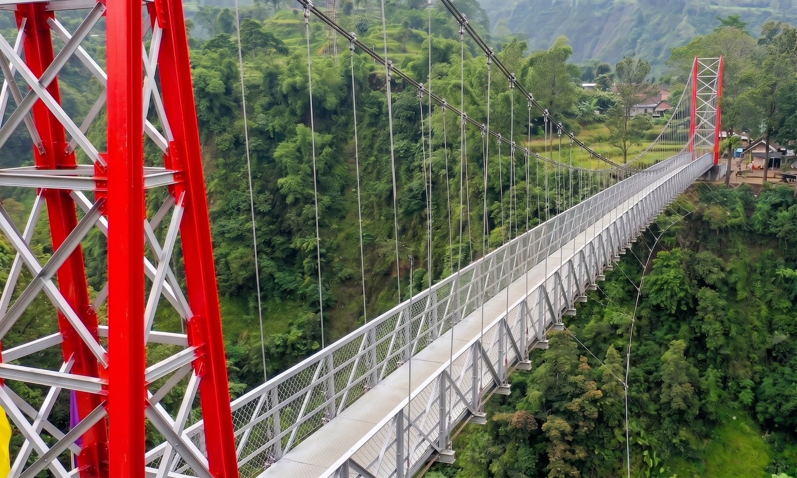 Suspension Bridge Construction